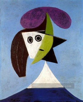 Femme au chapeau 1939 cubist Pablo Picasso Peinture à l'huile
